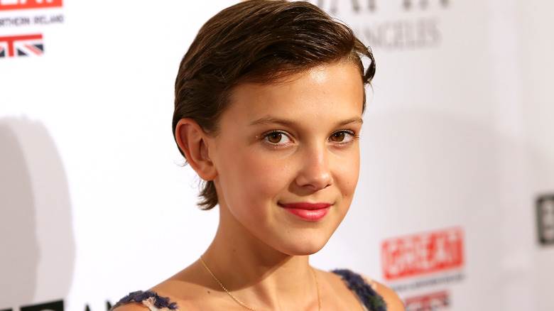 Millie Bobby Brown souriante en 2016