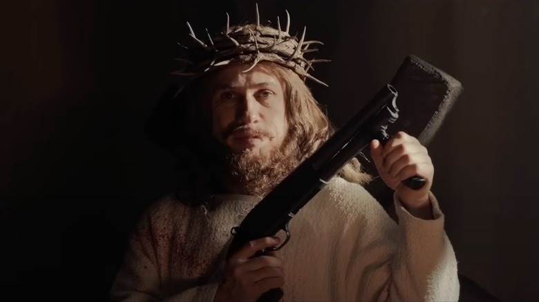 Christoph Waltz dans Djesus Uncrossed sketch