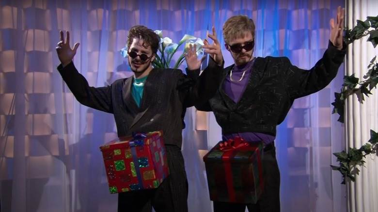 Andy Samberg et Justin Timberlake dans Dick in a Box