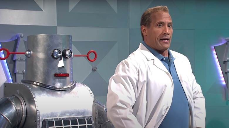 Dwayne Johnson dans le sketch de l'invention la plus maléfique au monde sur SNL