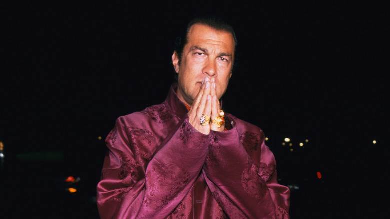 Steven Seagal à la première de Crouching Tiger, Hidden Tiger