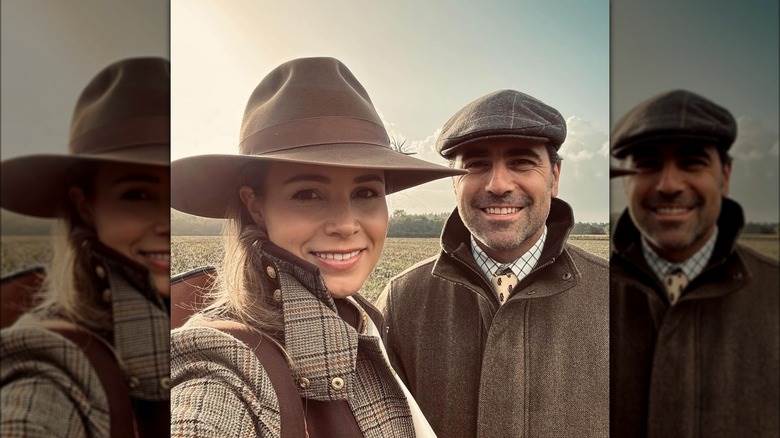 Dario Franchitti avec sa femme Eleanor Robb