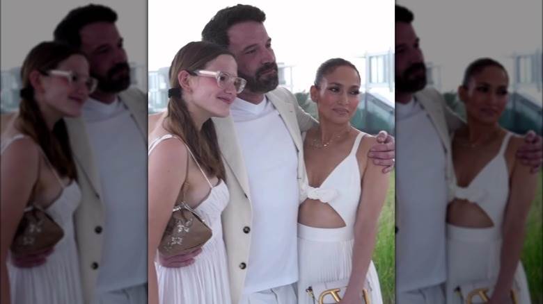 Ben Affleck entoure Violet et J.Lo