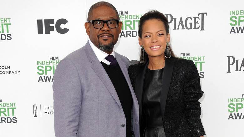 Forest Whitaker et Keisha Nash, posant ensemble