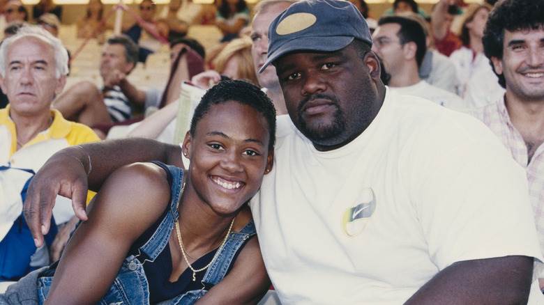 Marion Jones et CJ Hunter posant ensemble