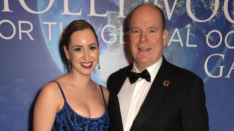 Jazmin Grace Grimaldi et le Prince Albert II de Monaco en 2020