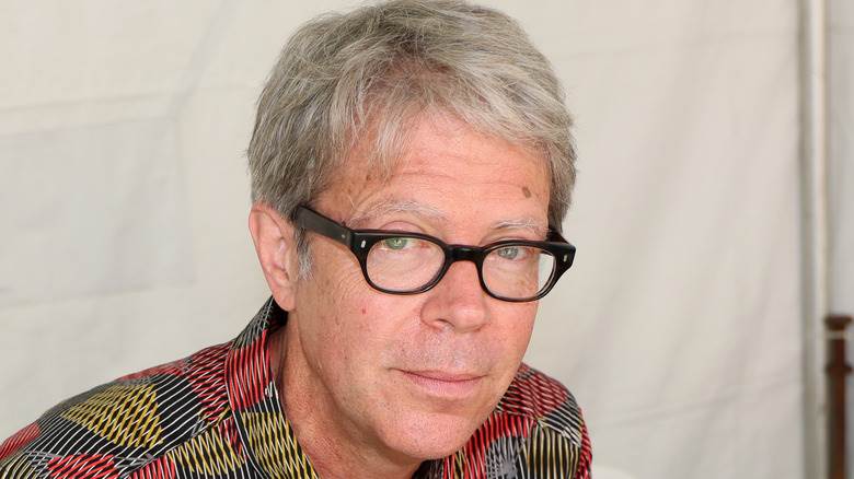 Jonathan Franzen posant pour les caméras