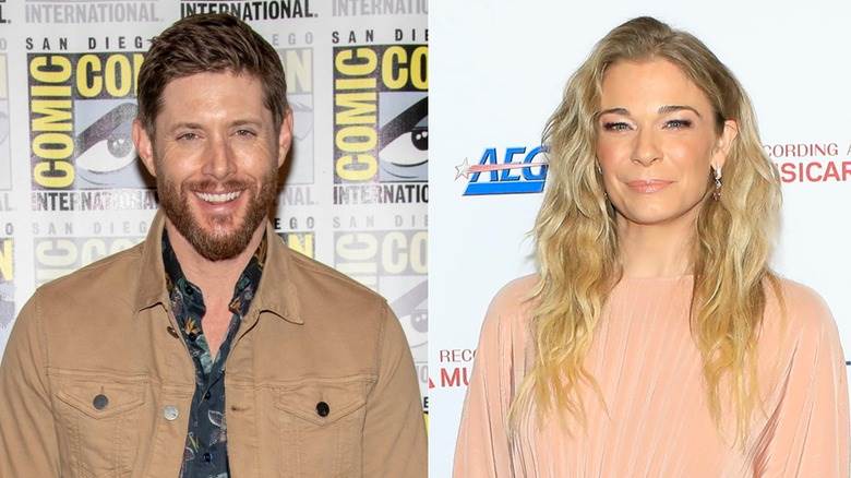 Image partagée de Jensen Ackles et LeAnn Rimes souriant