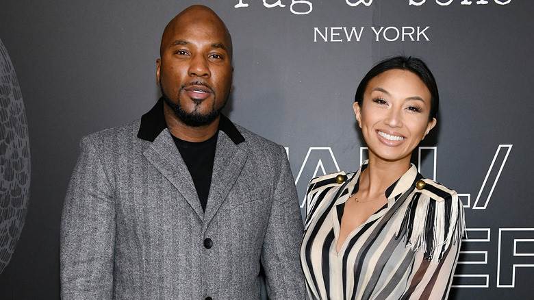 Jeannie Mai et Jeezy posant