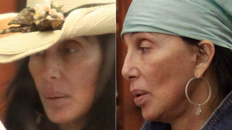 Cher bandana chapeau sans maquillage