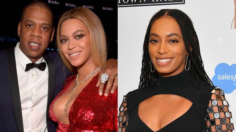 Image partagée de Jay-Z, Beyoncé et Solange