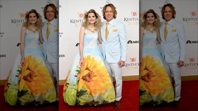 Danielynn Birkhead et son père Larry Birkhead au Kentucky Derby