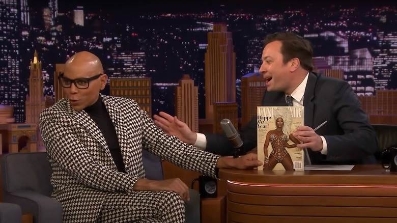 RuPaul et Jimmy Fallon dans The Tonight Show