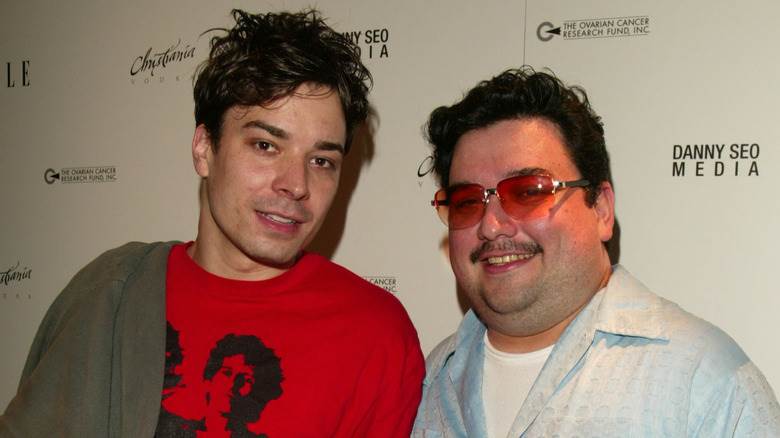 Jimmy Fallon et Horatio Sanz posant