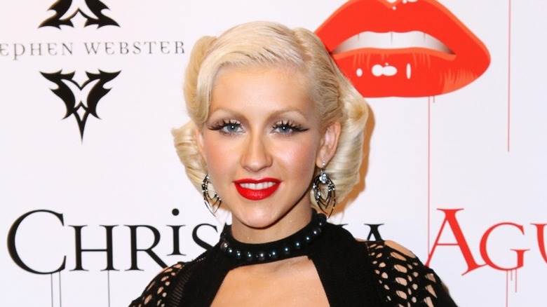 Christina Aguilera souriante