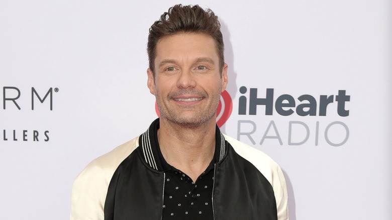 Veste noire et blanche Ryan Seacrest