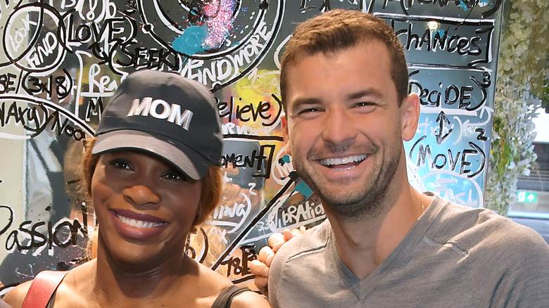 Grigor Dimitrov et Serena Williams posant ensemble