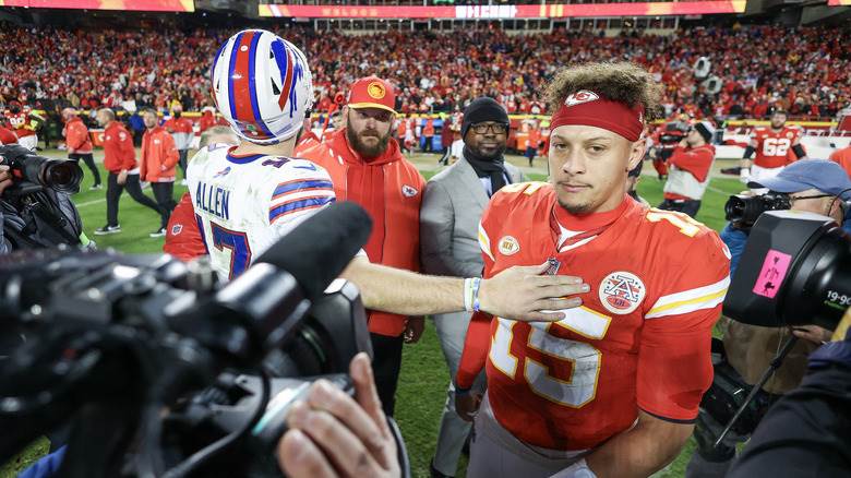 Patrick Mahomes portant l'uniforme des chefs