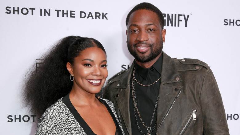 Gabrielle Union et Dwyane Wade souriants