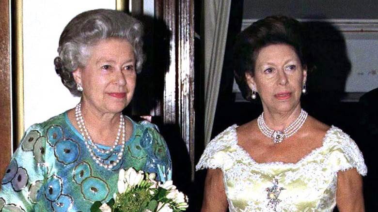 La princesse Margaret et la reine Elizabeth