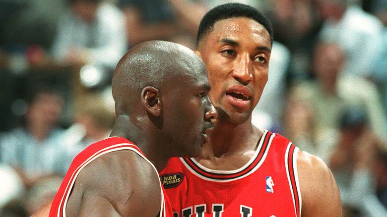 Michael Jordan, Scottie Pippen transpirent 