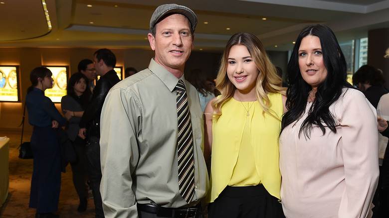 Ron Blanchard avec sa femme et sa fille