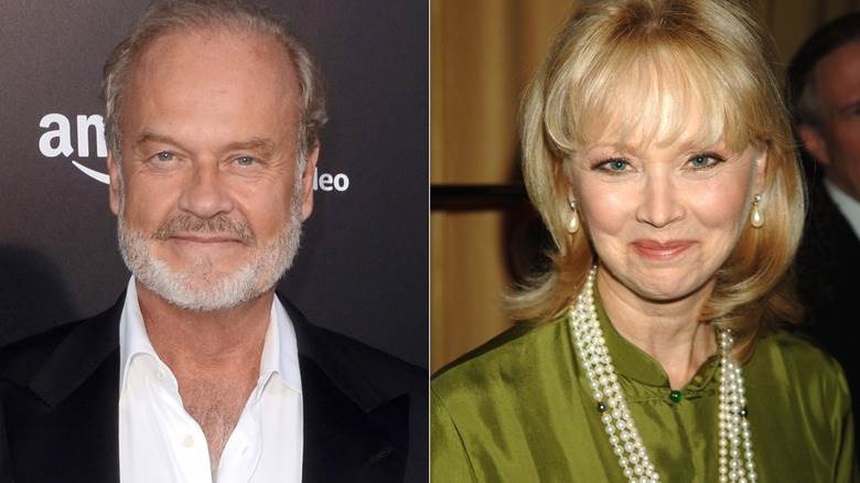 Kelsey Grammer souriante et Shelley Long souriante