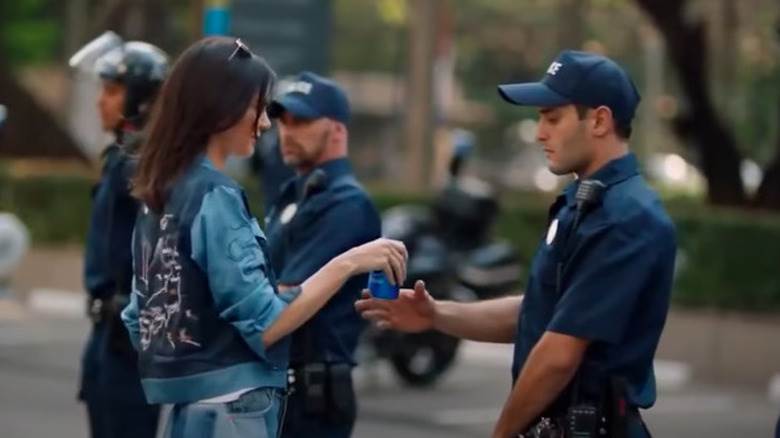 Kendall Jenner dans une publicité Pepsi