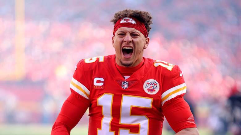 Patrick Mahomes crie