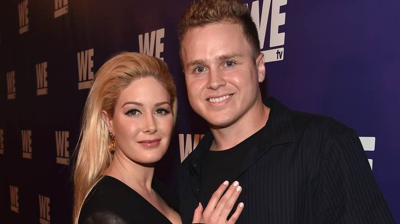 Heidi Montag et Spencer Pratt souriants