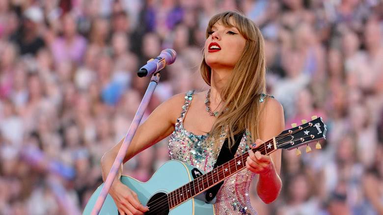 Taylor Swift en concert lors de la tournée Eras