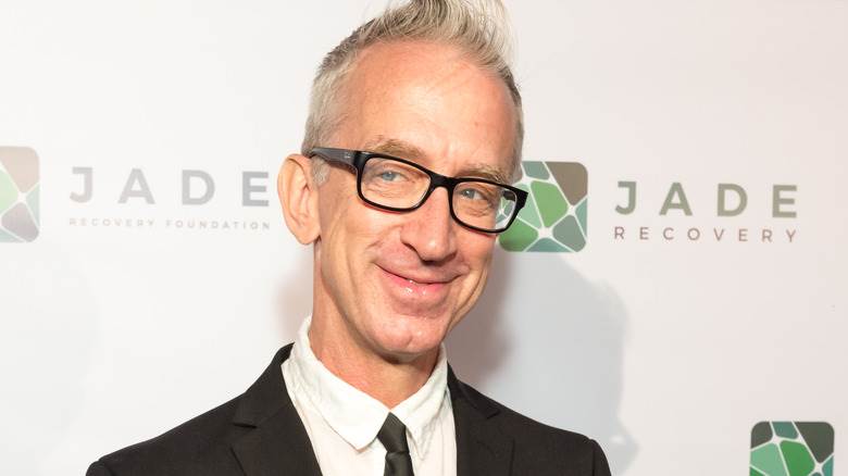 Lunettes noires Andy Dick