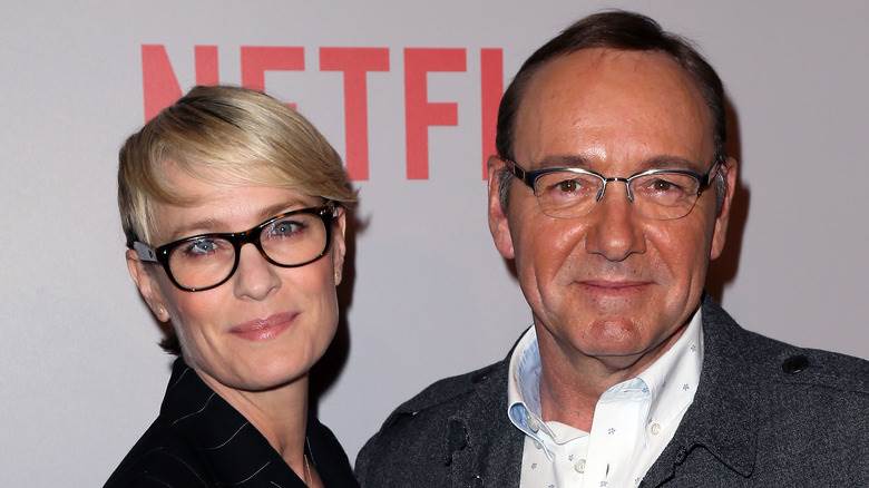 Lunettes souriantes Robin Wright Lunettes Kevin Spacey