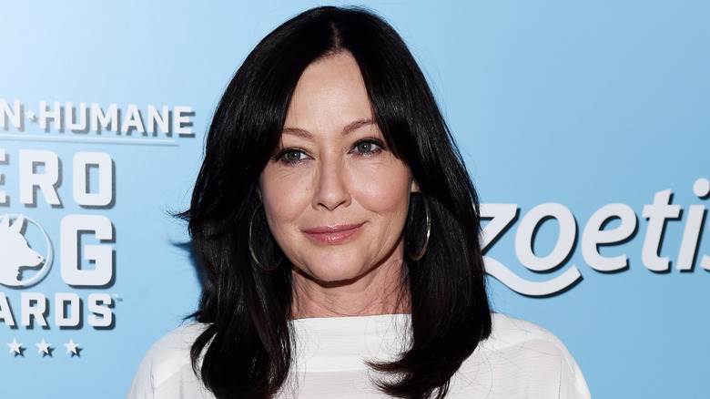 Shannen Doherty, souriante 