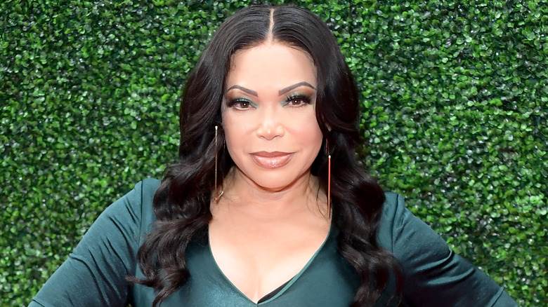 Tisha Campbell posant lors d'un événement