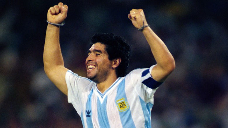 Diego Maradona en fête