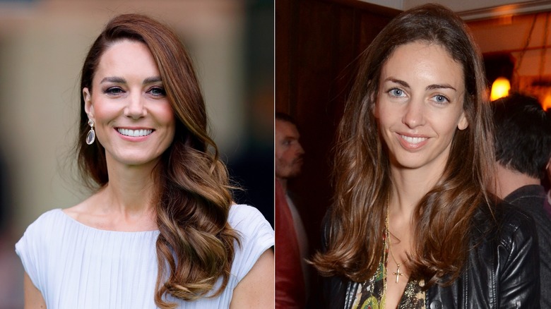 Kate Middleton, à gauche, et Rose Hanbury, à droite