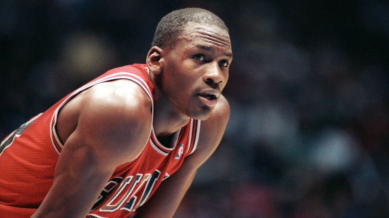 Michael Jordan joue avec les Chicago Bulls