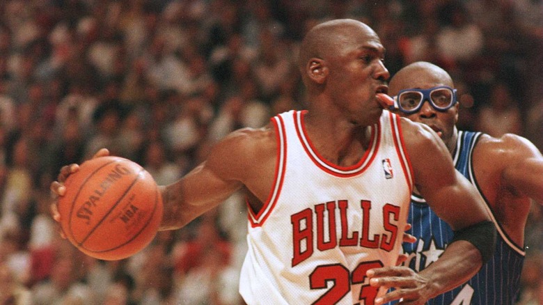 Michael Jordan joue pour les Chicago Bulls