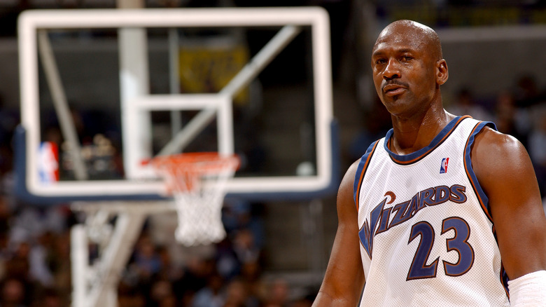 Michael Jordan joue pour les Wizards de Washington