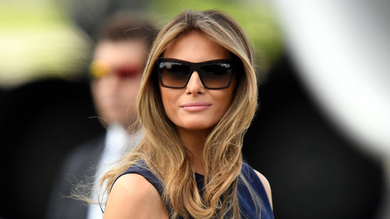 Melania Trump marche