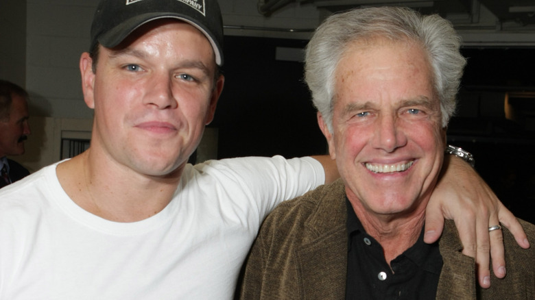 Matt Damon et son père Kent Damon au TIFF