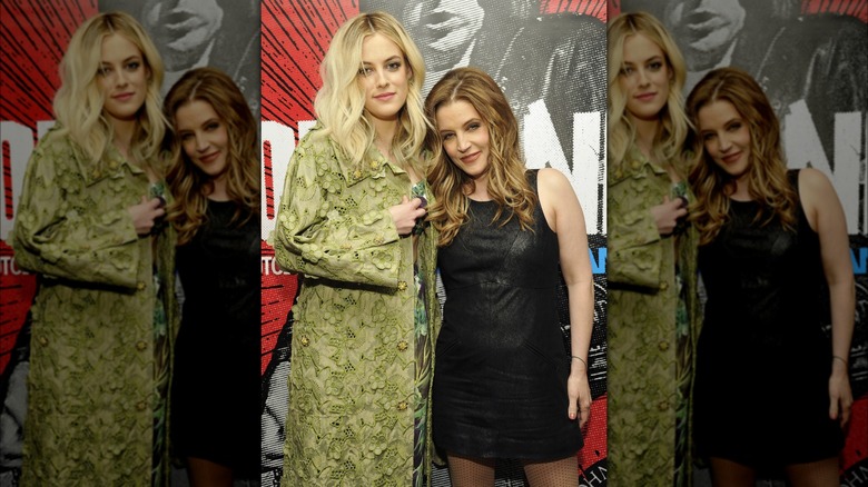 Riley Keough et Lisa Marie Presley sur le tapis rouge