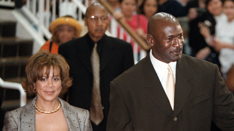 Michael Jordan et son ex-femme Juanita