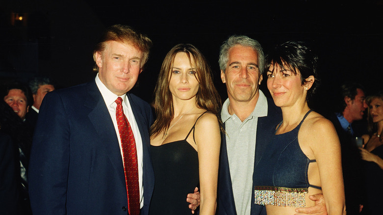 Melania Trump, Donald Trump, Jeffrey Epstein et Ghislaine Maxwell