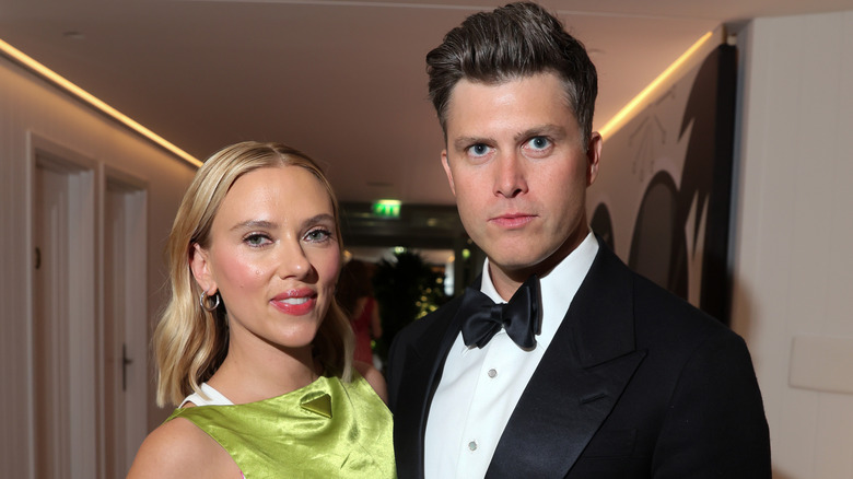 Scarlett Johansson Colin Jost