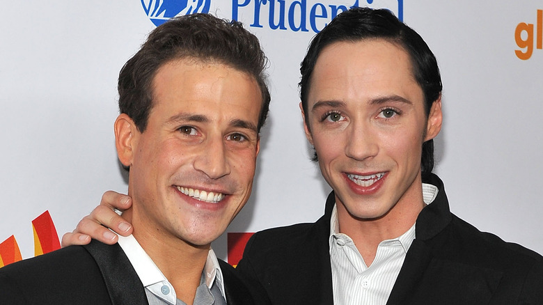 Victor Voronov et Johnny Weir