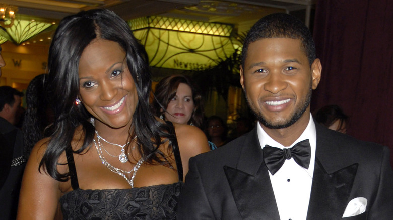 Tameka Foster et Usher posent ensemble