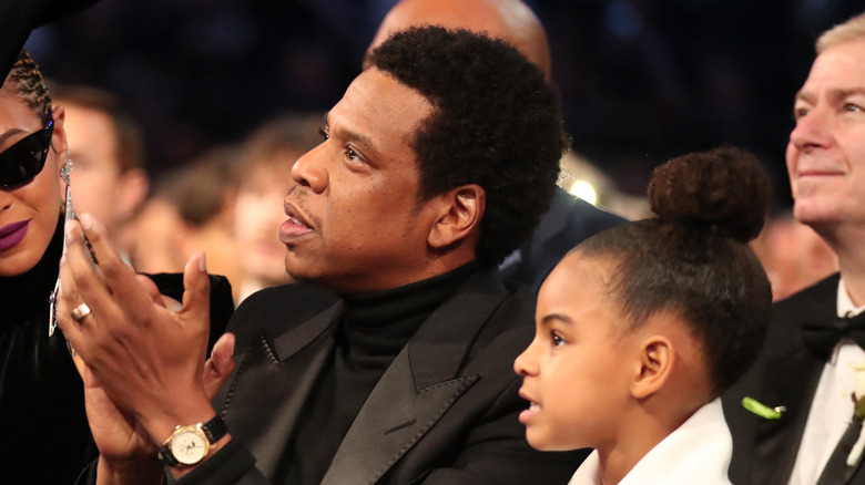 Jay Z et Blue Ivy s'assoient ensemble