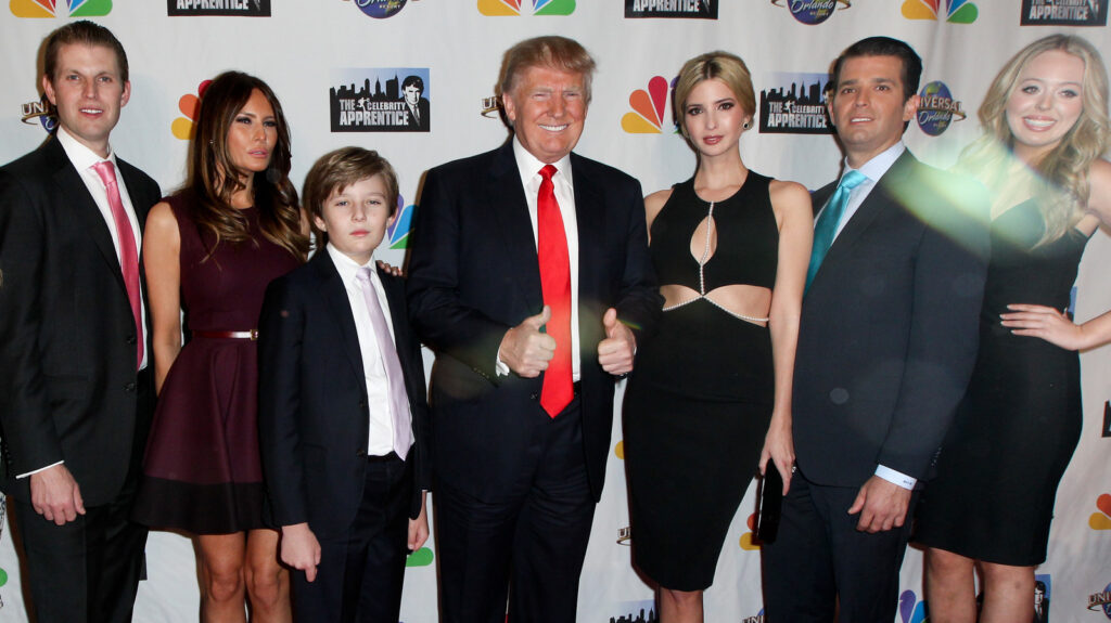 Voici la taille des cinq enfants de Donald Trump